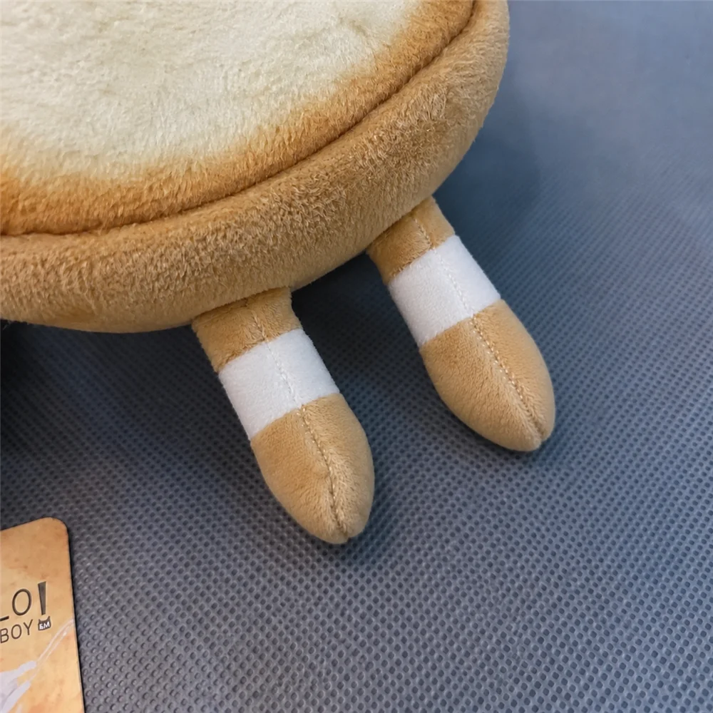 Geldbörse mit Cartoon-Brot-Toast-Motiv – leichte Mini-Aufbewahrungstasche für Münzen, Kopfhörer und Schlüssel, niedliche kleine Make-up-Tasche als Geschenk für Mädchen – Detail 3