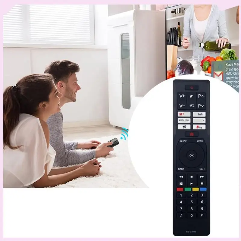 B24B Sostituisce il telecomando RM-C3265 per il telecomando TV LCD JVC RM-C3265