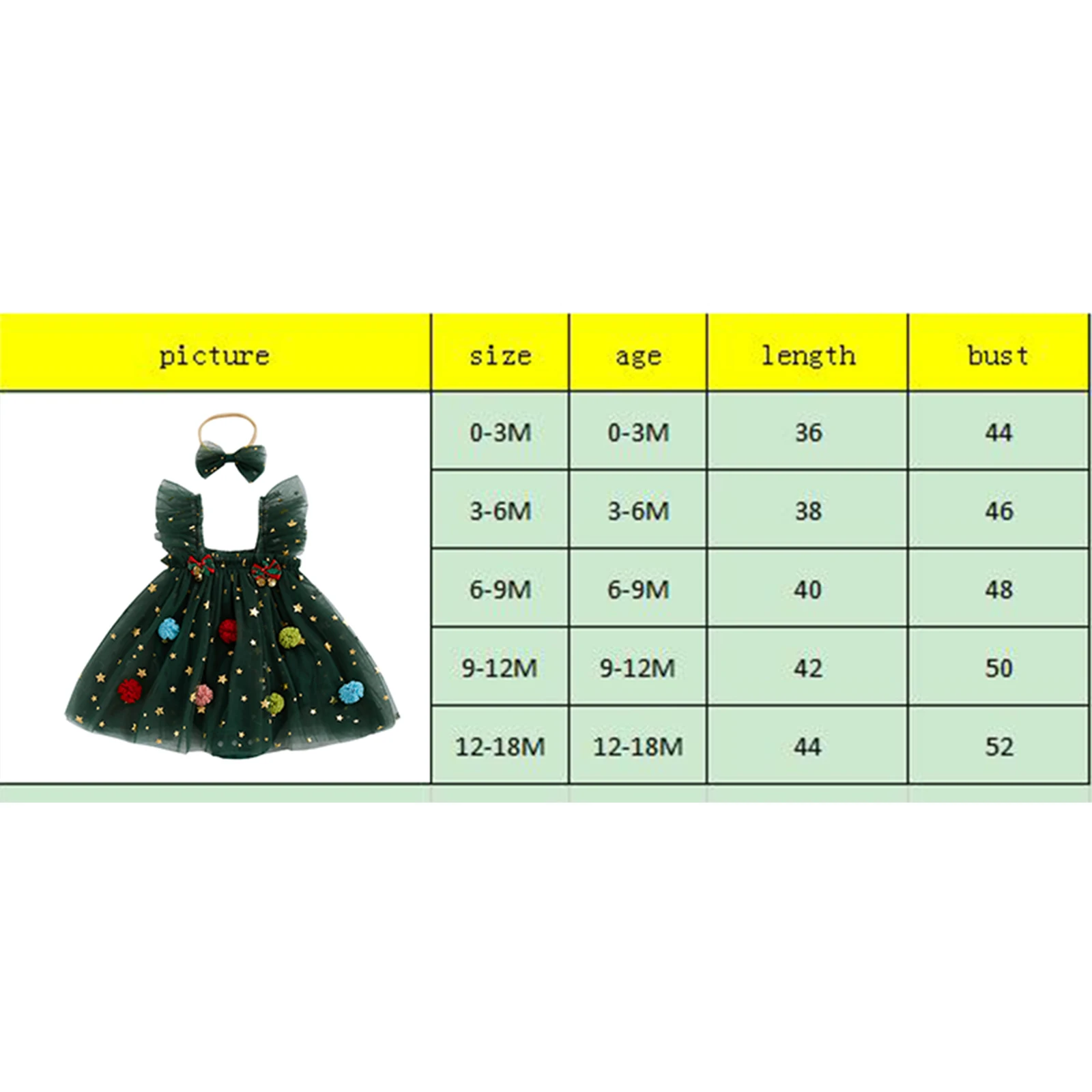 Baby Girls Rompers Dress Christmas Clothes Bobbles Bells Decor Mesh Skirts Hem Sleeveless Bodysuits with Headband