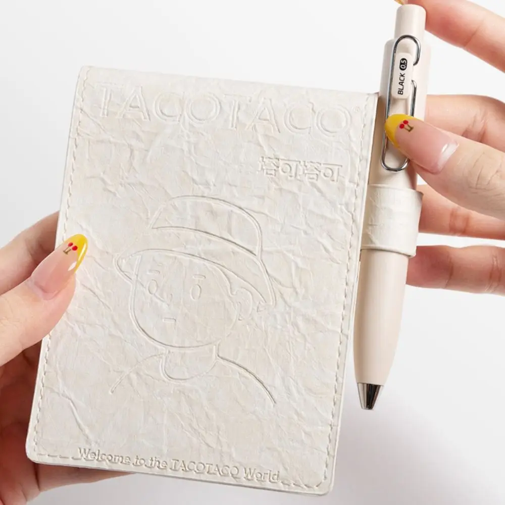 Retro a7 mini livro de bolso couro do plutônio em branco página interna cadernos cor sólida bloco de notas estudantes material escolar