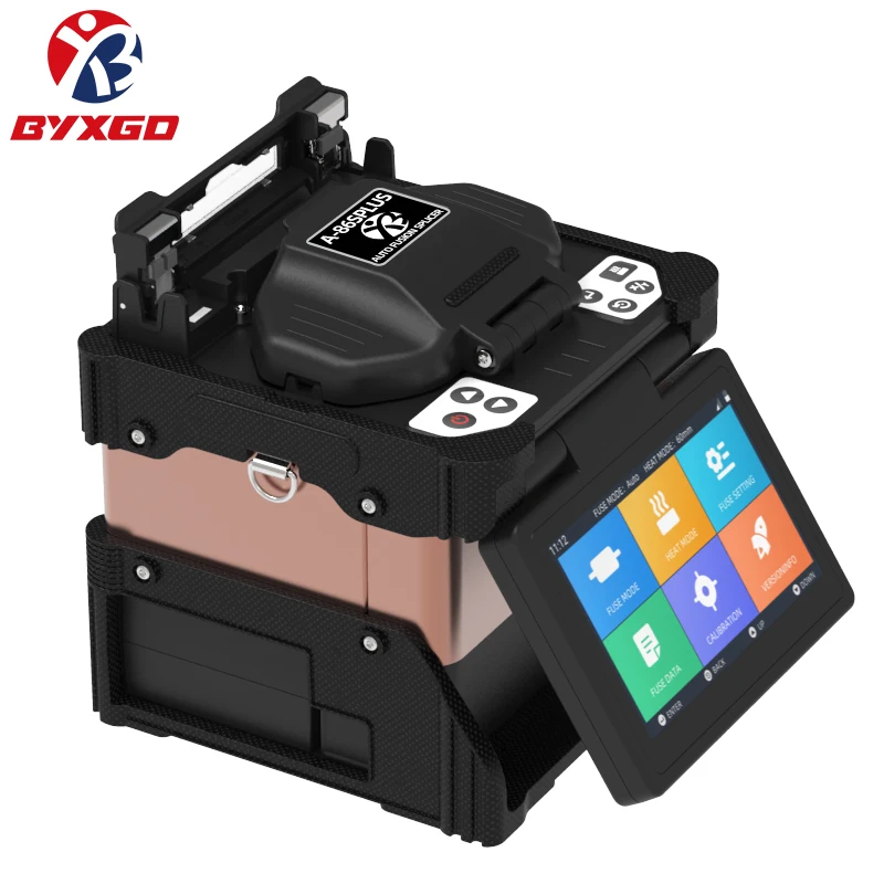 New Upgraded True 6 Motors BYXGD A-86S Plus Automatical Fibre Optic Fusion Splicer Fiber Optical Splicing Machine