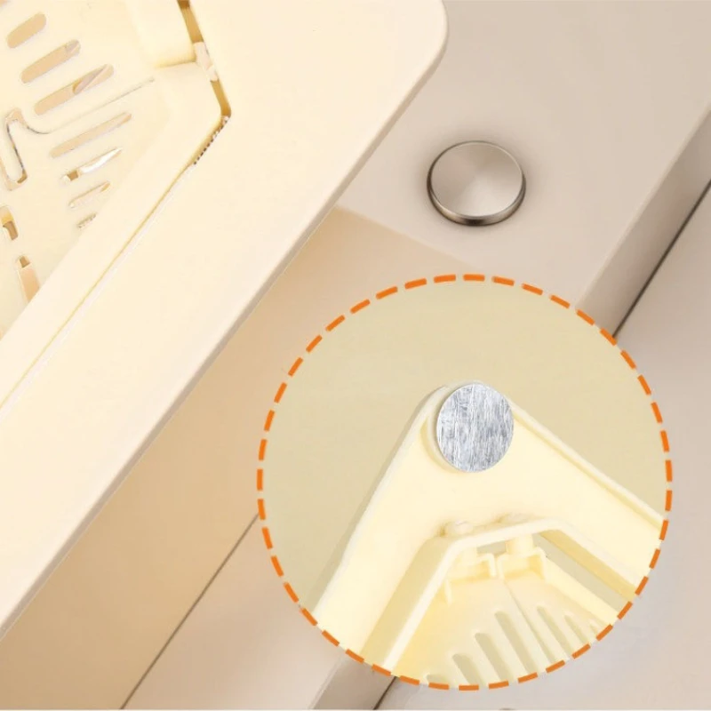 Magnetic Suction Sink Drain Basket New Household Kitchen Wash Basin Separation Filter Basket Leftovers Residue Filter Basket