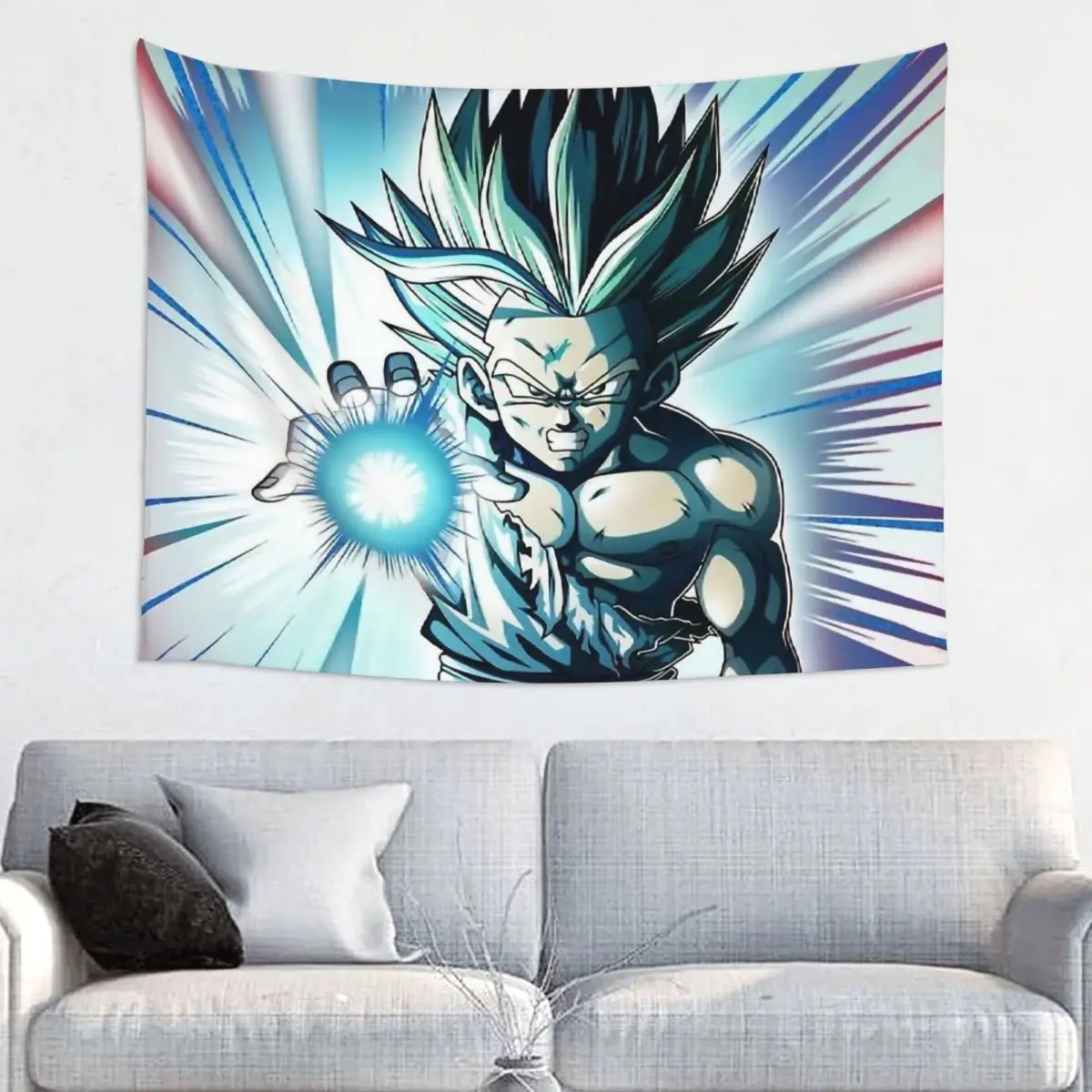 

Dragon Ball Gohan Super Sayan гобелен настенный хиппи тканевый гобелен богемное украшение Настенный декор ткань