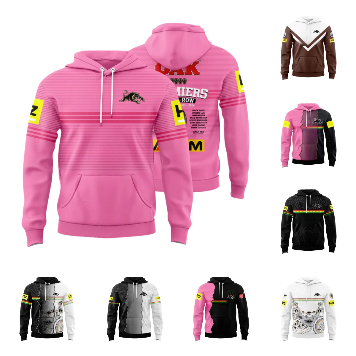 2024 Rugby Penrith Panthers - New Hoodies - Splicing/Local/Home/Away/Indigenous/Legion - Top Rugby Hoodies - S-5XL Customizable