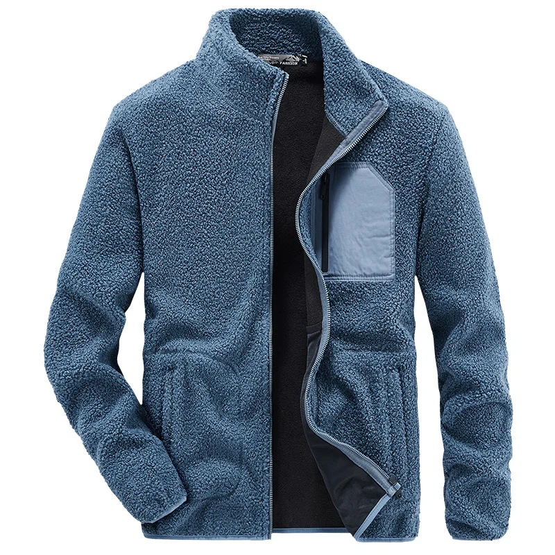 

Men Winter Outwear Thick Warm Fleece Jacket And Coat Casual Tactical Army Cargo Outwear