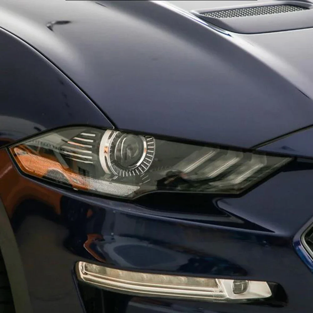 For Ford 2018 2019 2020 Mustang Headlamp Cover Transparent Lamp Headlight Shell Lens Plexiglass Replace The Original Lampshade