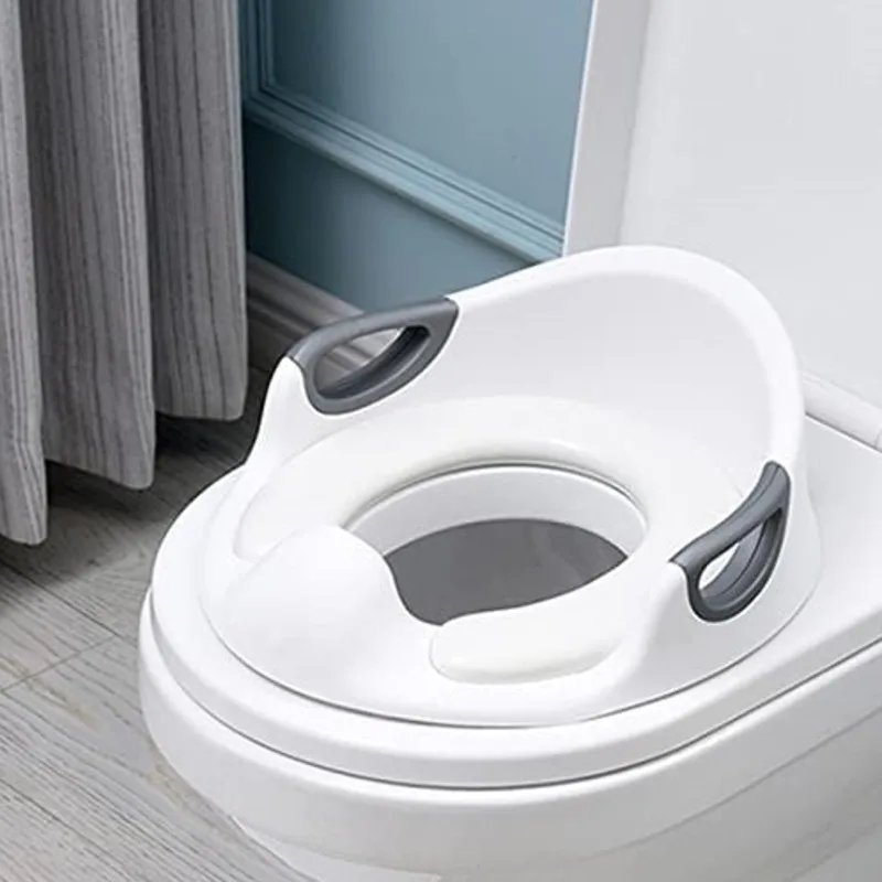 

Potty Training Seat Toddler Potty Seat For Toilet With Soft PU Cushion Non-Slip Splash Guard Safe Handles Potty Toilet Trainer