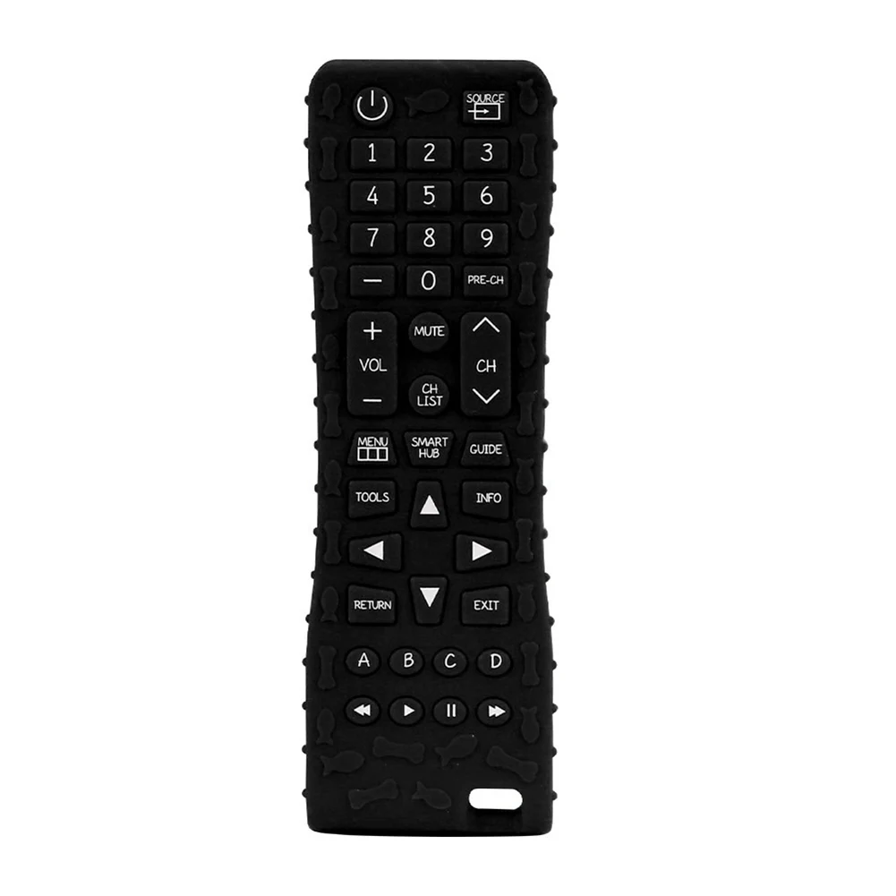 Teething Chew Toy BPA Free Remote Control Shape Pacifier Soft Baby Teething Artifact for Dental Care for Newborn Infant