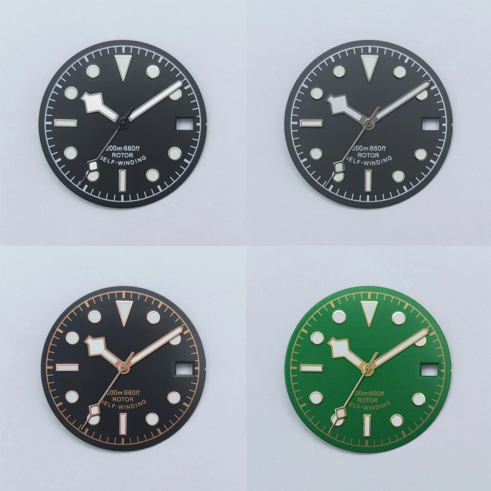 28.5mm Dial with Luminous Hands, Compatible with NH35, NH36 Movements.