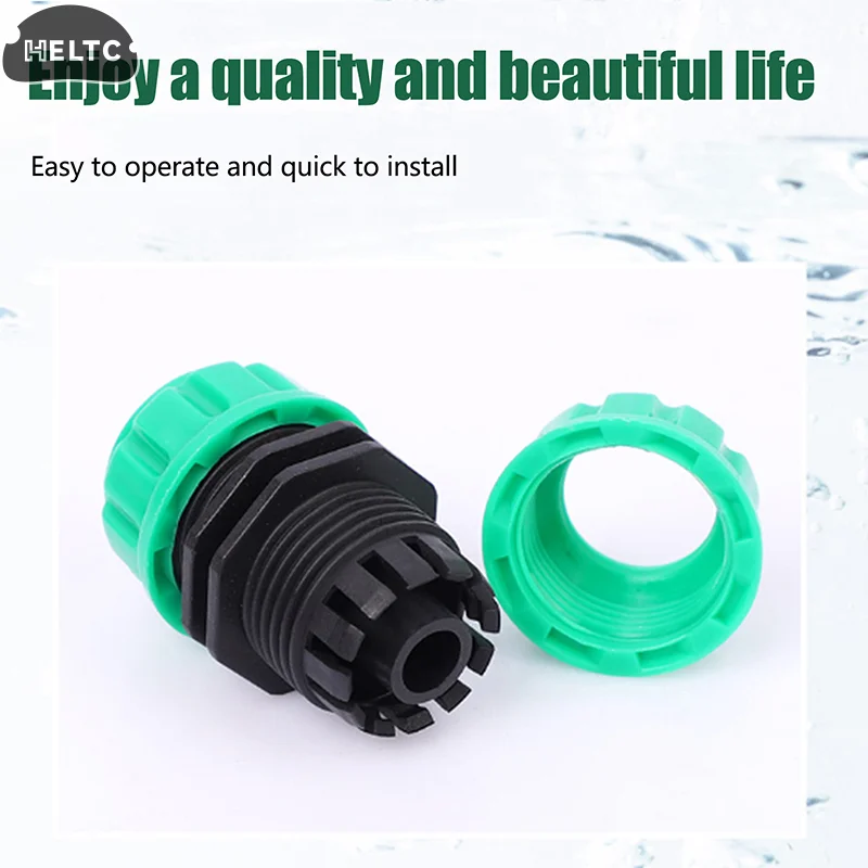 Garden Watering Hose Plastic Quick Connector Double Male Coupling Joint Adapter Extender