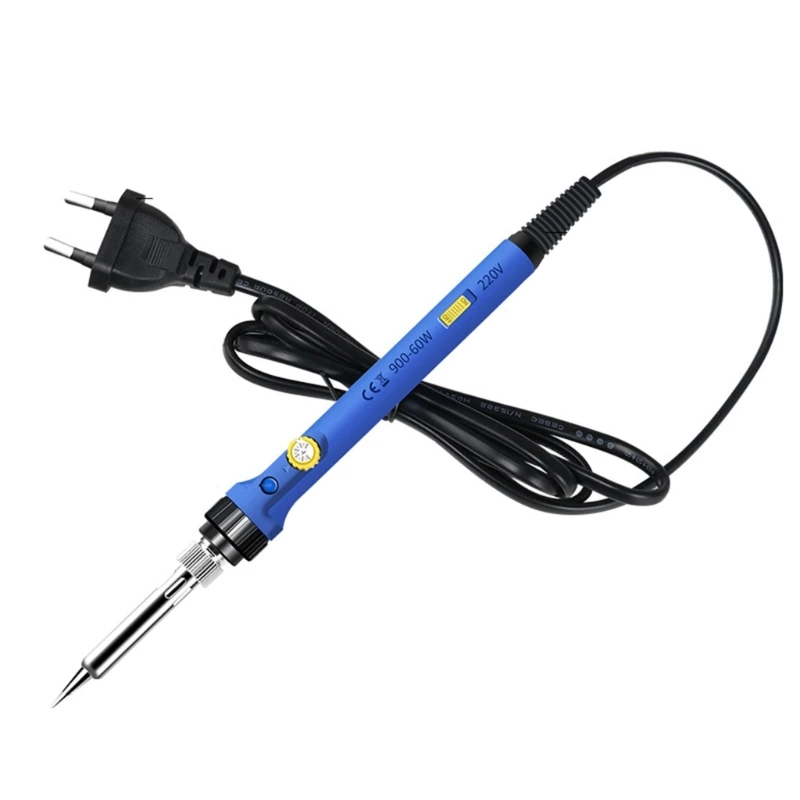 

Soldering Iron Kits 60W Soldering Iron Adjustable Temperature Soldering Welding Iron Kits for Enthusiast 110V US Plug Dropship