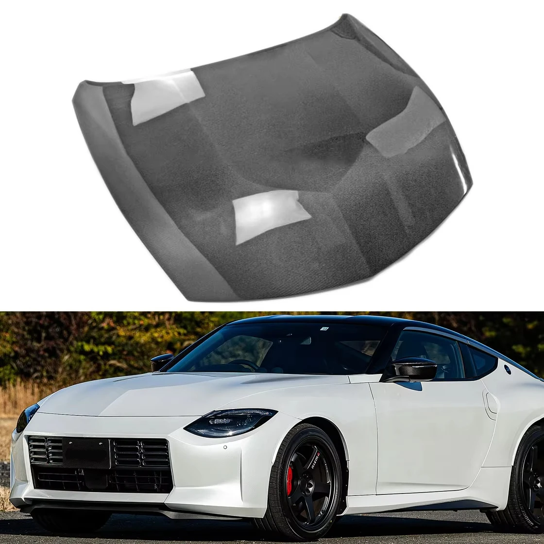 

Wet Carbon Fiber Engine Hood Front Engine Bonnet for Nissan Z RZ34 400Z