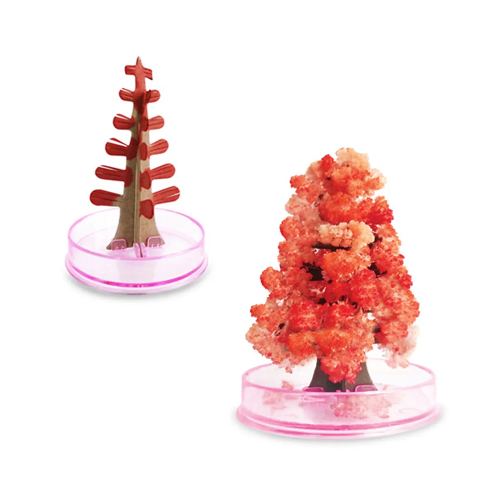 Children's mini crystal Christmas tree, a fun and romantic blooming Christmas tree, a fun gift made for M