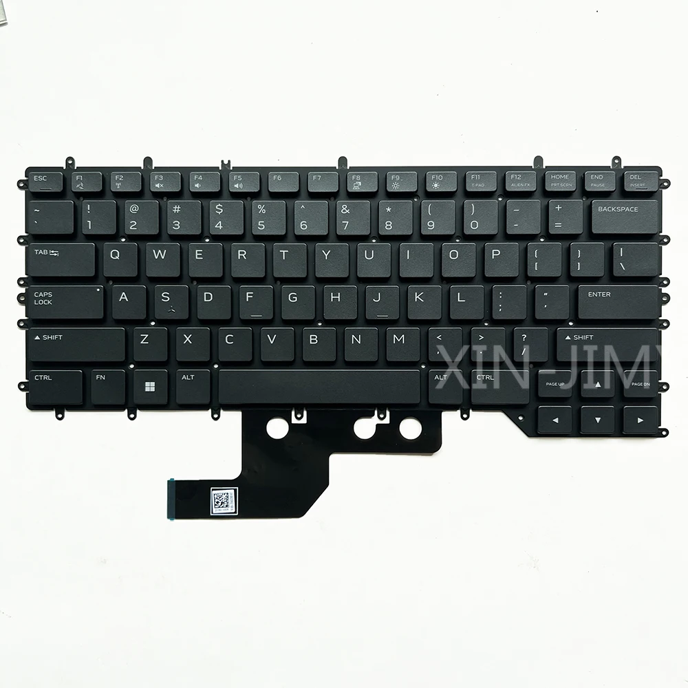 Imagem -03 - Nos Teclado Retroiluminado 0080cf para Dell Alienware M15 r2 M15 r3 M15 r4 P87f P87f001 P87f002