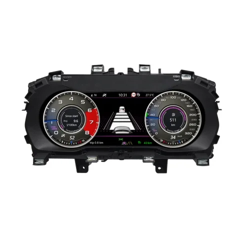 

For golf Digital Cluster Panel LCD Tacho meter Instrument Dashboard Cockpit Multimedia Player