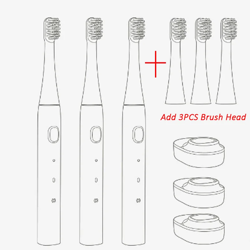 Ecological Chain INNCAP Smart Electric Toothbrush Cleaning Mode Sonic Toothbrush Whitening Oral Care Electric Toothbrush