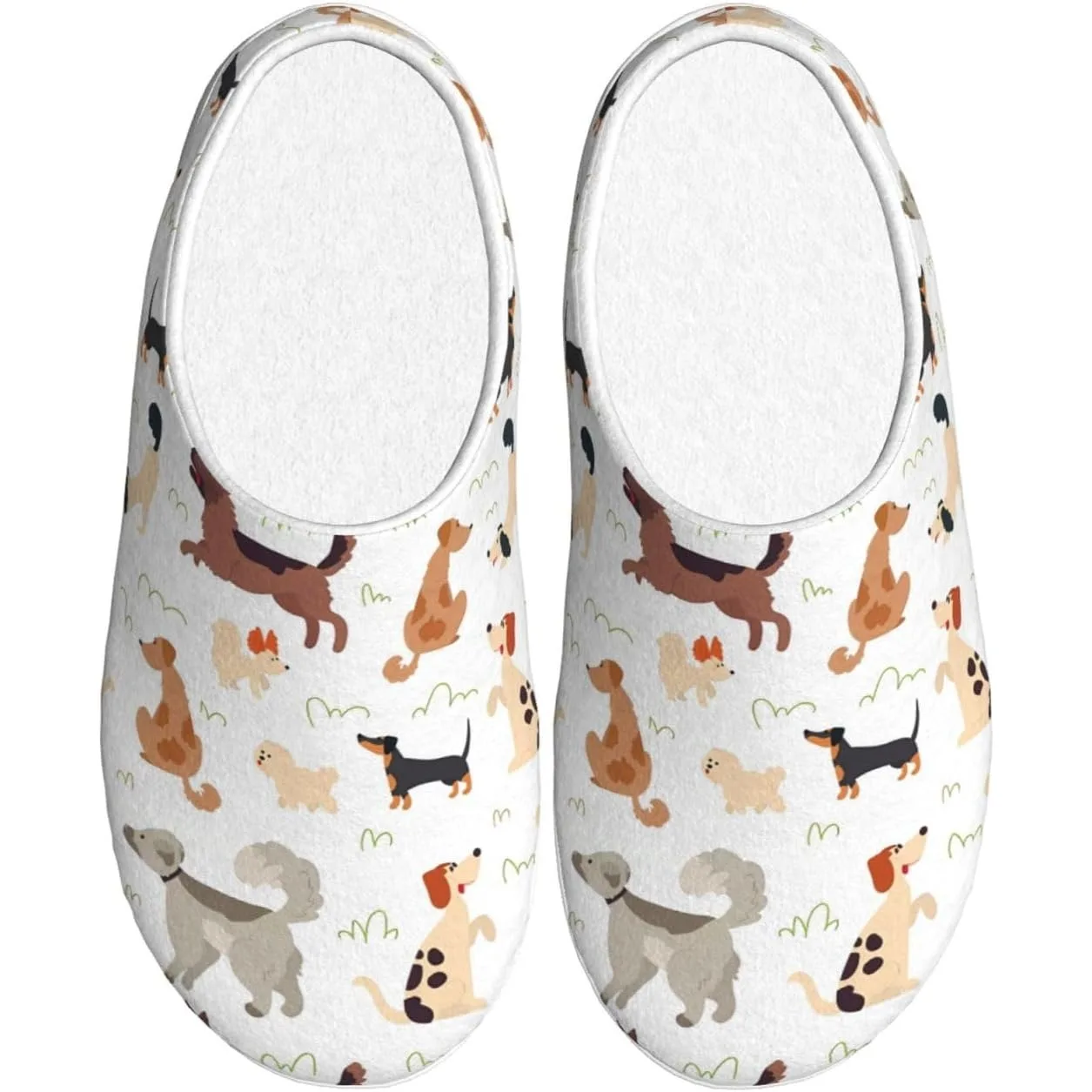 

World Flags Flannel TPR Cotton Non-Slip House Slippers For Women Men