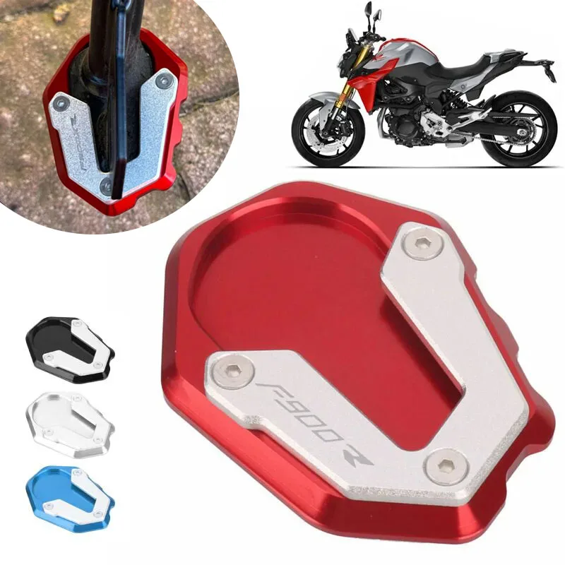 Motorcycle CNC Kickstand Sidestand Extension Enlarger Pad Fit For F900R F900XR 2020‑2023