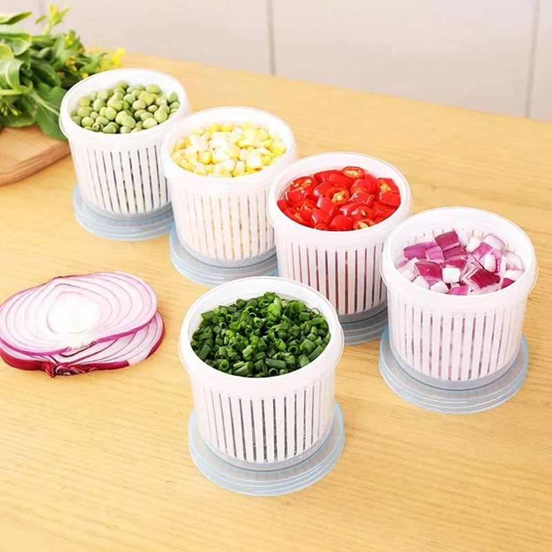 3 Pcs Drain Fresh Box Can Be Spliced And Drained Fresh-Keeping Box, Convenient To Store In The Refrigerator Drain Box