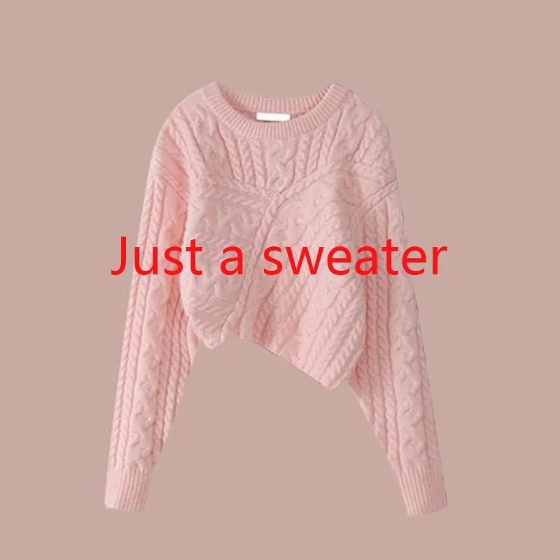 Set Women\'s 2023 Autumn/Winter New Korean Knitted Sweater Women\'s Underwear Casual Pants Three Piece Winter Women\'s Setwomen Pan