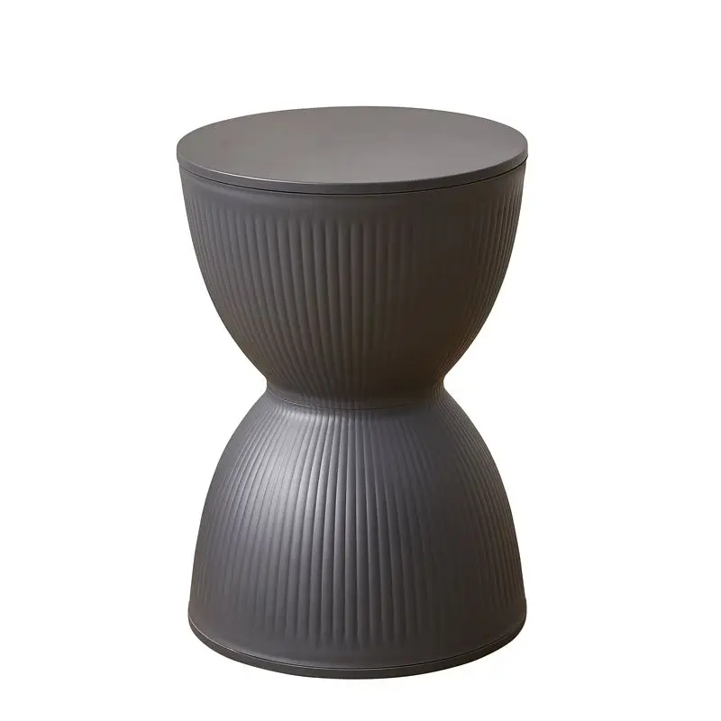 Nordic designer round stool plastic stool household low stool simple modern bench living room shoes stool