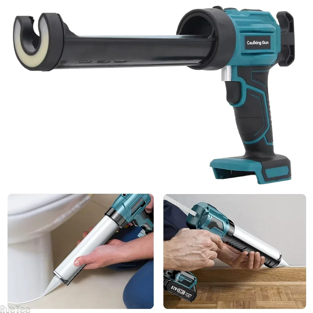 Makita Electric Caulking Gun for 18V Battery Cement Glass Adhesive Glue Seal Sealant Tool Wireless Glass Glue Gun (No Battery)