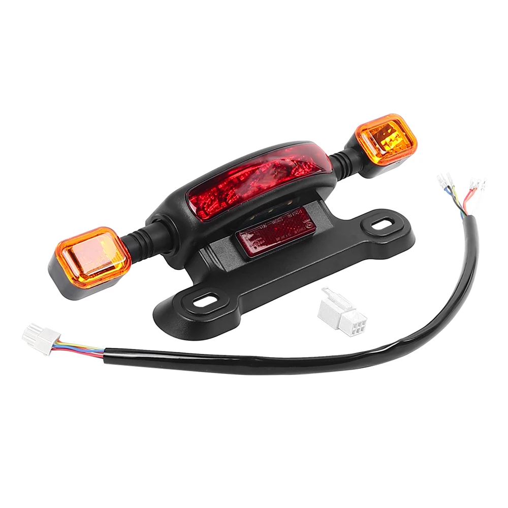 3- In-1 48/60/12V LED Taillight Electric Scooter Turn Signal Light Rear Tail Light Indicator For E- Scooter Brake Light Part