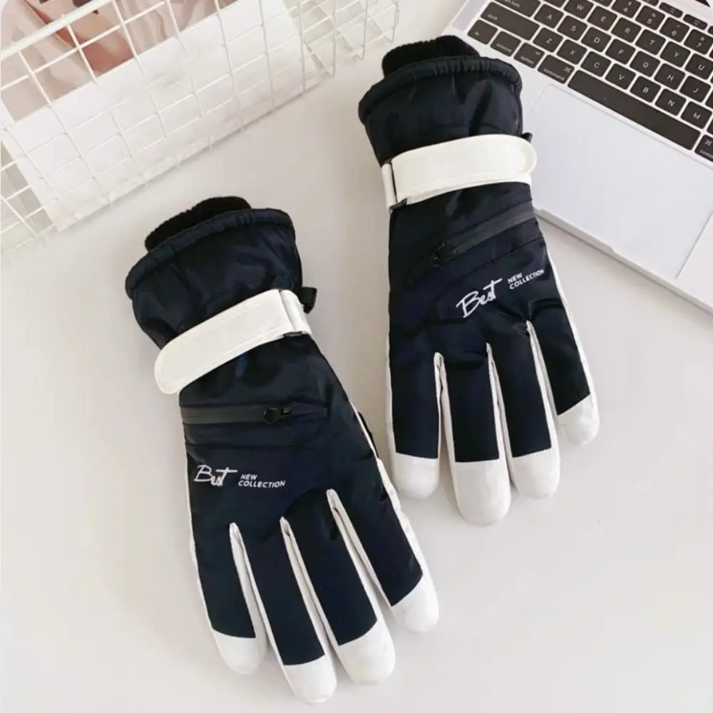 

Новые зимние теплые лыжные перчатки с сенсорным экраном, ветрозащитные нескользящие варежки для занятий спортом на открытом воздухе, утепленные велосипедные перчатки для снега, сноуборда