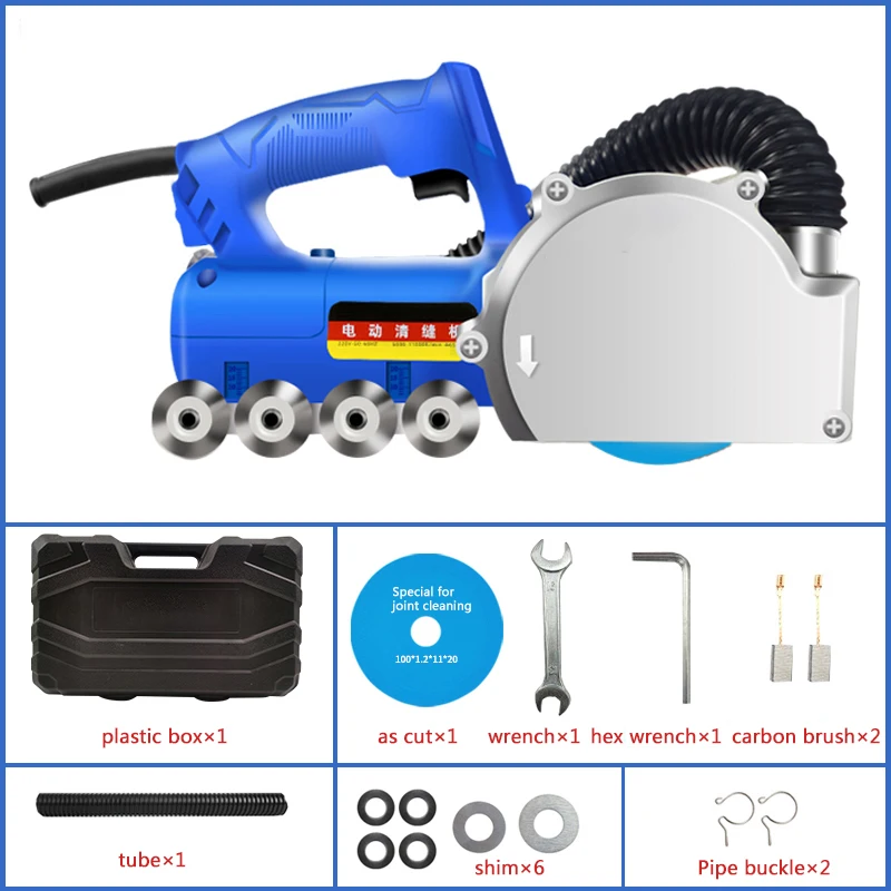 9000r/min Electric Seam Cleaning Machine Beauty Seam Construction Tool Dust-free Ceramic Floor Tile Gap Cleaning Slot Artifact