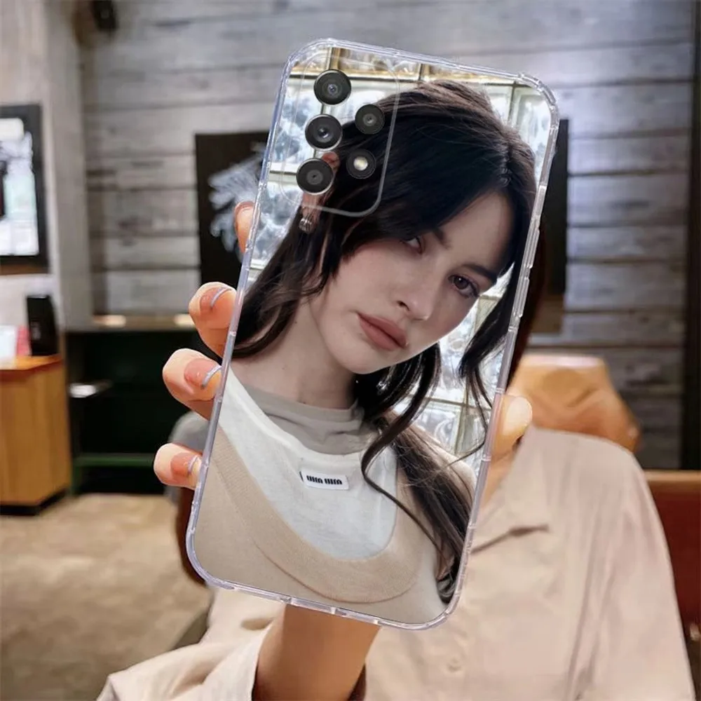 Gracie Abrams Singer Phone Case For Samsung Galaxy A71,70,52,51,40,31,A50,30S,21S,Note20ultra Transparent Cover