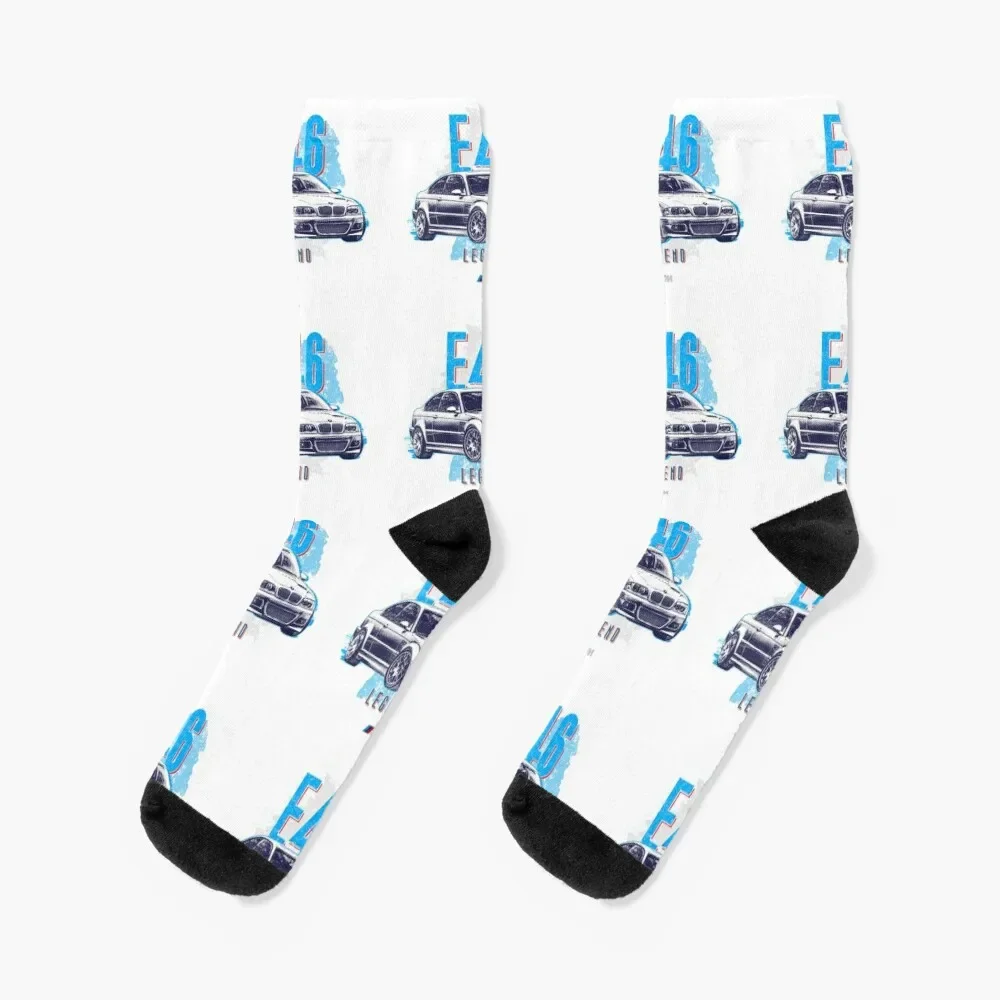 

E46 tuning Socks gift anti slip football Mens Socks Women's