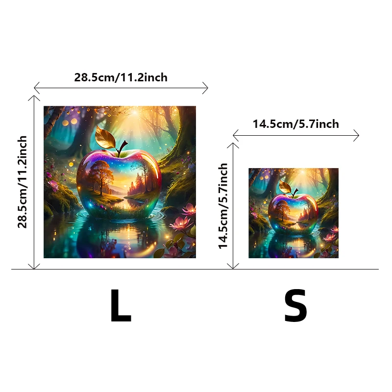 Appellandschap Creatieve houten puzzel, uniek onregelmatig houten speelgoed in de vorm van een dier, creatieve handgemaakte decoraties, woondecoratie