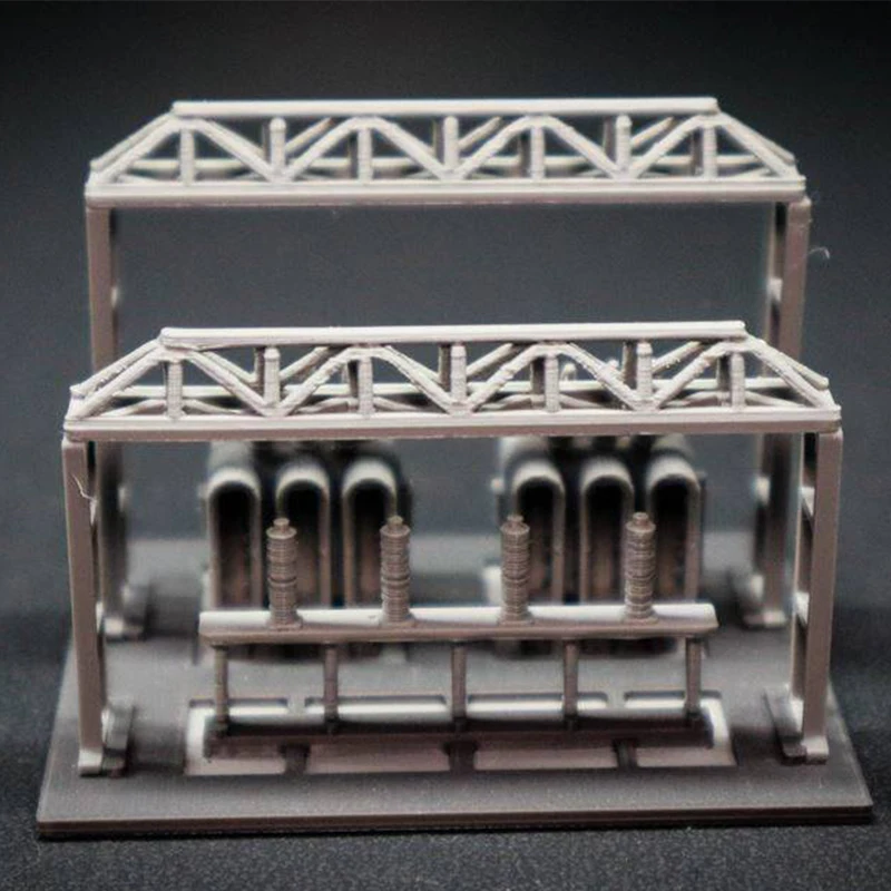 

DIY Model Making N Scale Power Substation Assembly Toys For Architecture Industrial Building Kit Plastic Micro Landscape 1Set