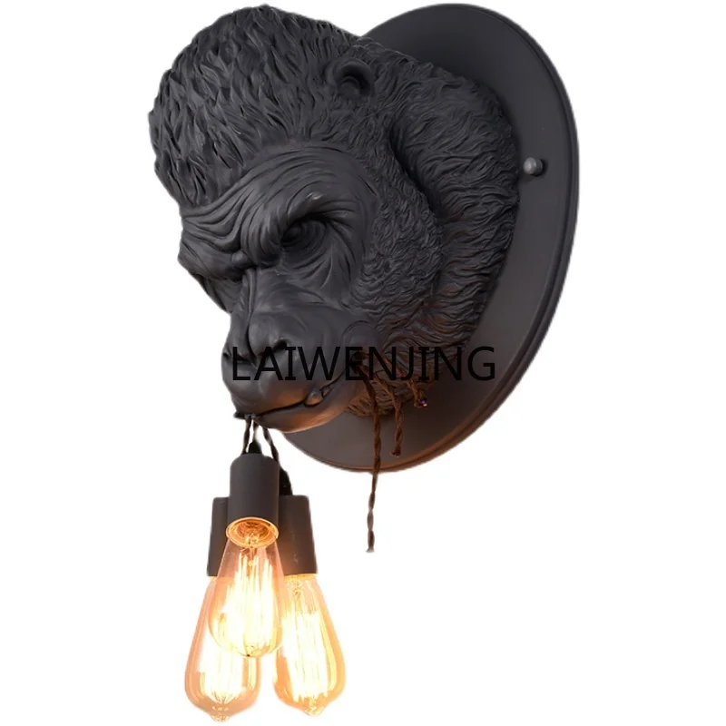 

MJY Nordic orangutan bite line coffee restaurant hot pot restaurant animal amusement park luminous ornament