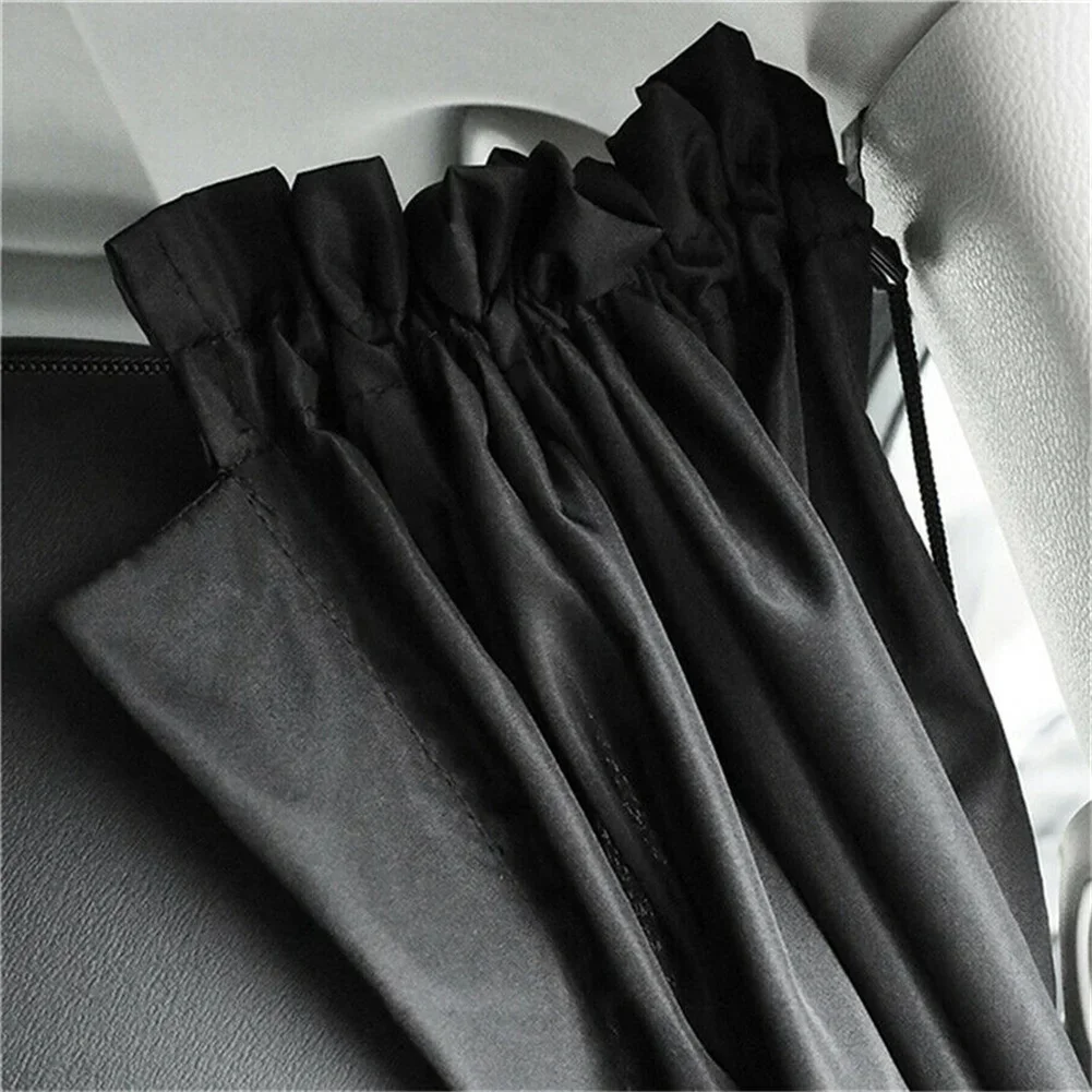 Car Taxi Cab Divider Van Cabin Curtain Campervan Black Protective Privacy Front Rear Seat Divider Curtain Window Sunshade Cover