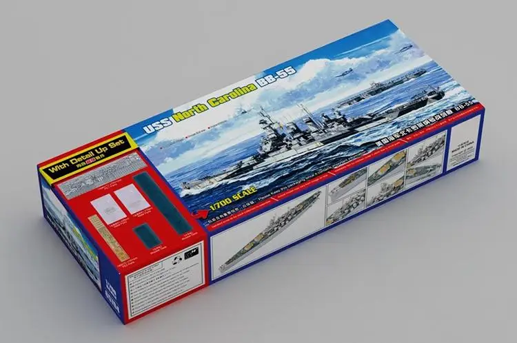 L love kit 65704 1/700 Scale USS North Carolina BB-55 Plastic Model Kit