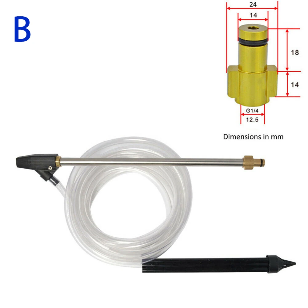 Pressure Washer Part Sand Wet BlastingKit Multiple Adapter Options Effective Cleaning For Blast Away Dirt And Rust