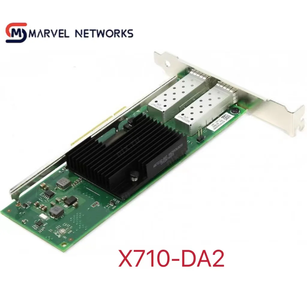 

100% Original X710-DA2 X710 10GbE Dual SFP+ Port Ethernet Converged Network Adapter for