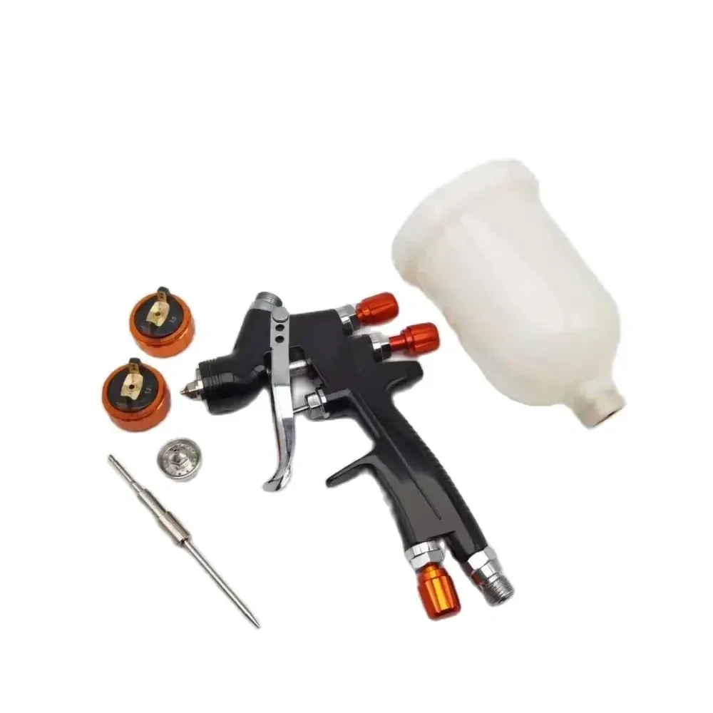 MiNi 1.2MM Spray Gun 1.0MM Nozzle Kit  With Adapter 250CC Plastic Cup Repair Gun Car Painting Airbrush For Painting Car Gun