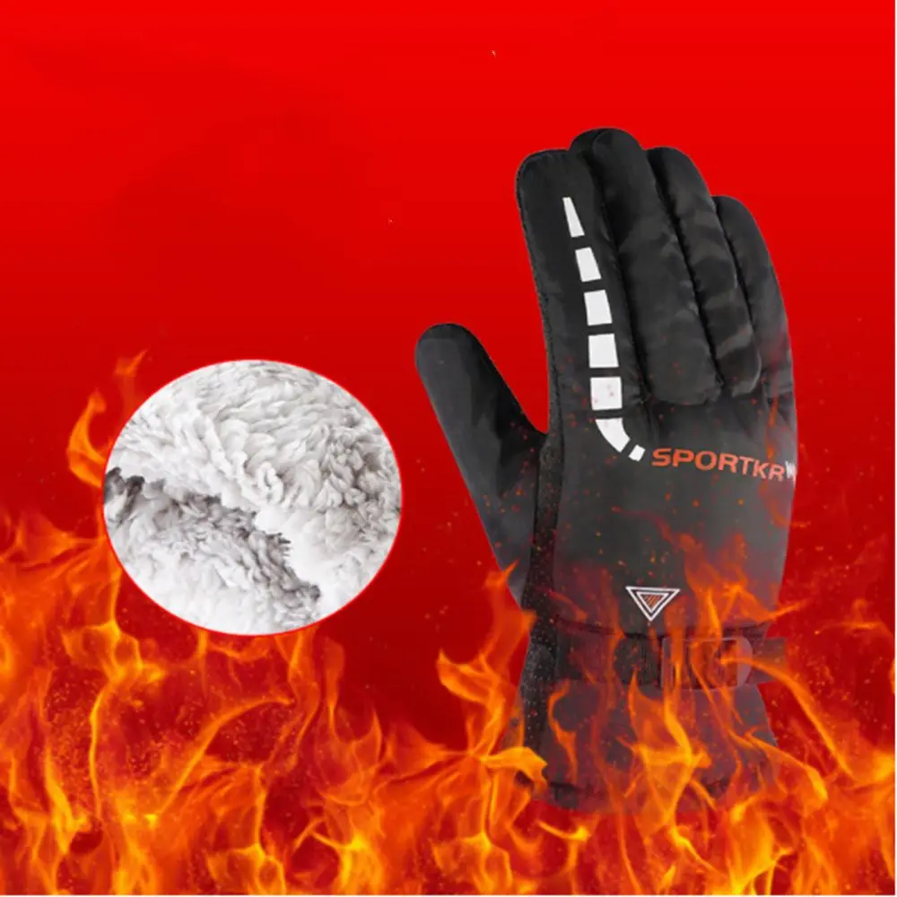 Winter Riding Motorcycle Warm Gloves Ski Gloves Ultralight Waterproof