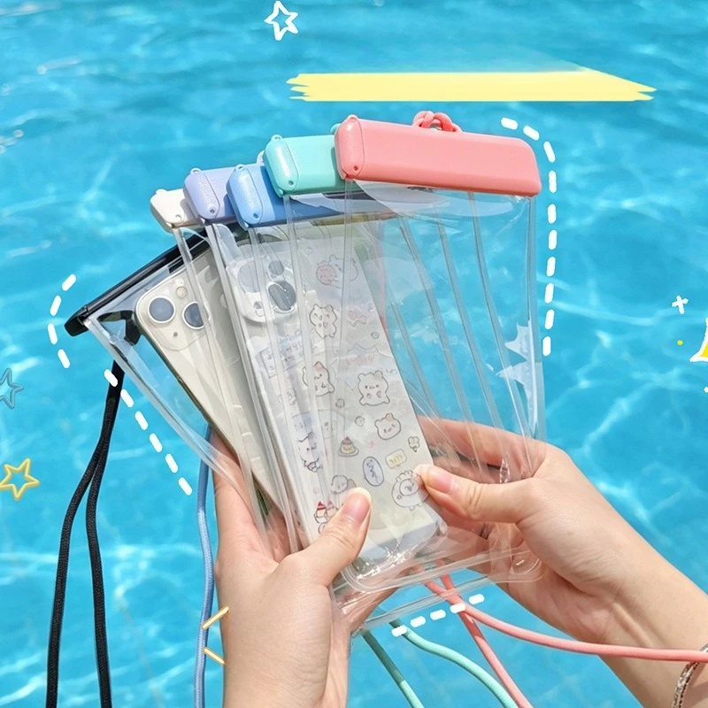 

Mobile Phone Waterproof Bag Transparent Touch Screen Photo Waterproof Bag Swimming Transparent Mobile Phone Waterproof Case