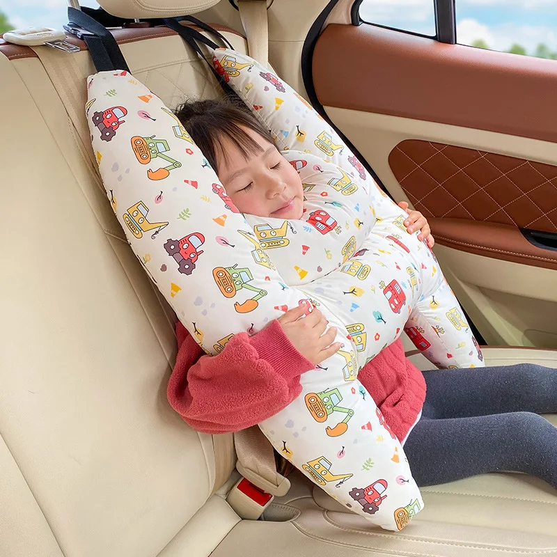 2PCS Cartoon Children's Neck Head Support U-Shape Children Travel Pillow Cushion for Car Seat Safety Neck Pillow for Kids New