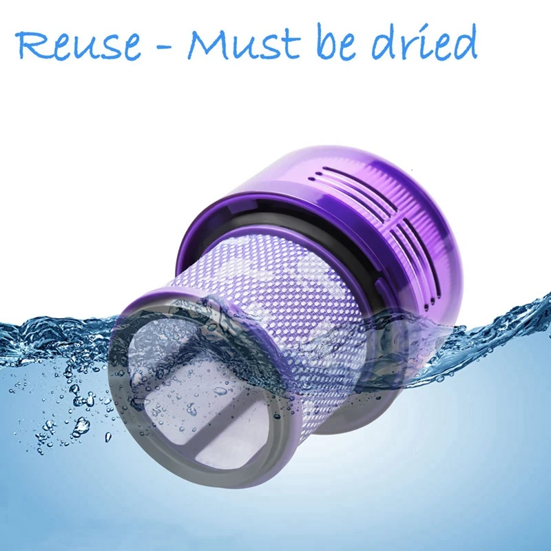 Substituição de filtro de 3 peças para Dyson V11 Outsize, V11 Outsize Origin, Outsize Absolute + peças de aspirador de pó 970422 -01