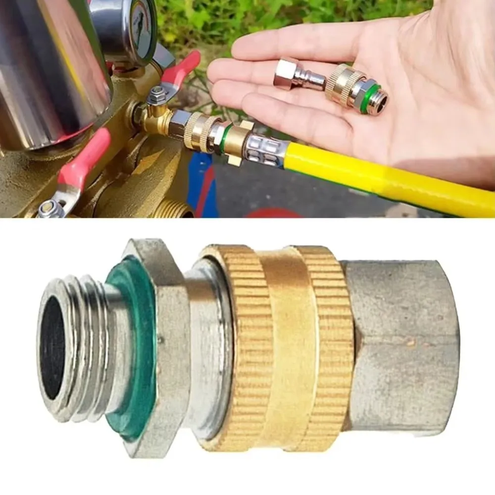 Leak Proof Agricultural Dosing Connector Reliable Sealing Robust Copper Quick Connectors Dosing Machine Part Sprayers Dispenser