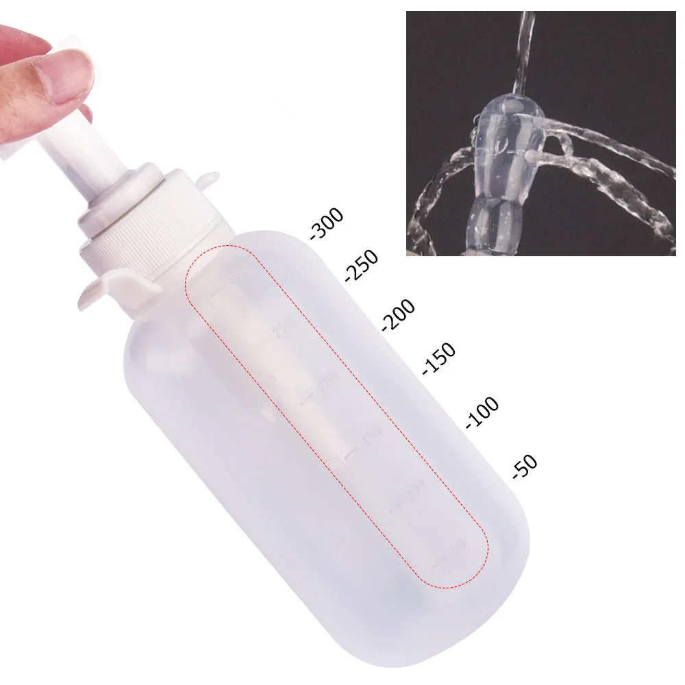 1PCS New 300ML  Rectal Syringe Clean Stream Anal Douche Enema Colon Cleaner Kit For Women