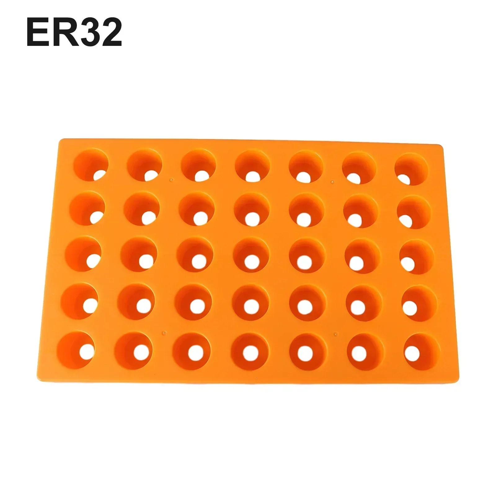 ER Collet Storage Box Special CNC Machine Tools 80 Holes Collet/75 Holes Collet/ER25/ER32 Finishing Rack Collet Storage Box