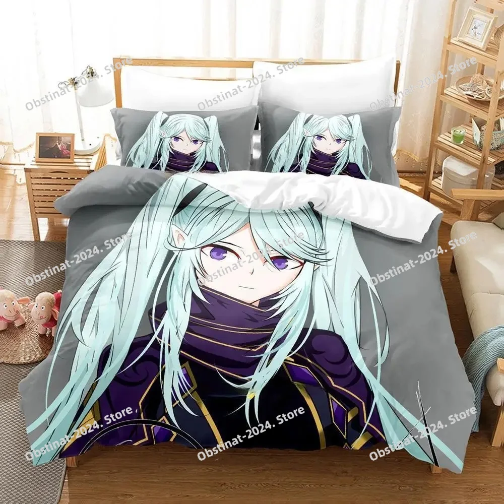 

The Eminence in Shadow Cid Kagenou Bedding Set Cartoon Anime three-piece set Adult Kid Bedroom Duvet cover Sets Home Textiles