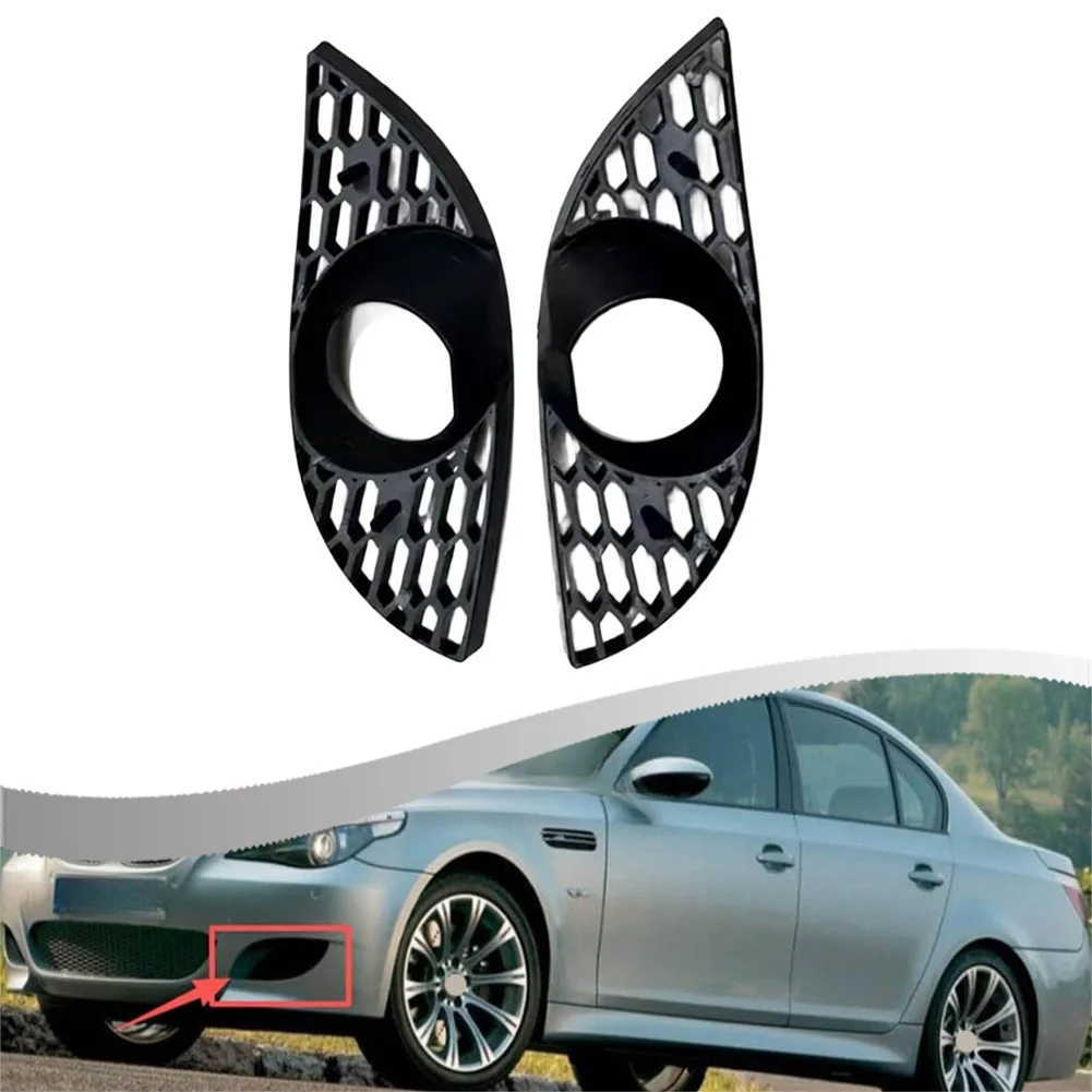 

Замена накладки противотуманной фары для переднего бампера BMW E60 5 серии, подходит для 523, 525, 530 и M5, OEM 51117895743, 51117895744