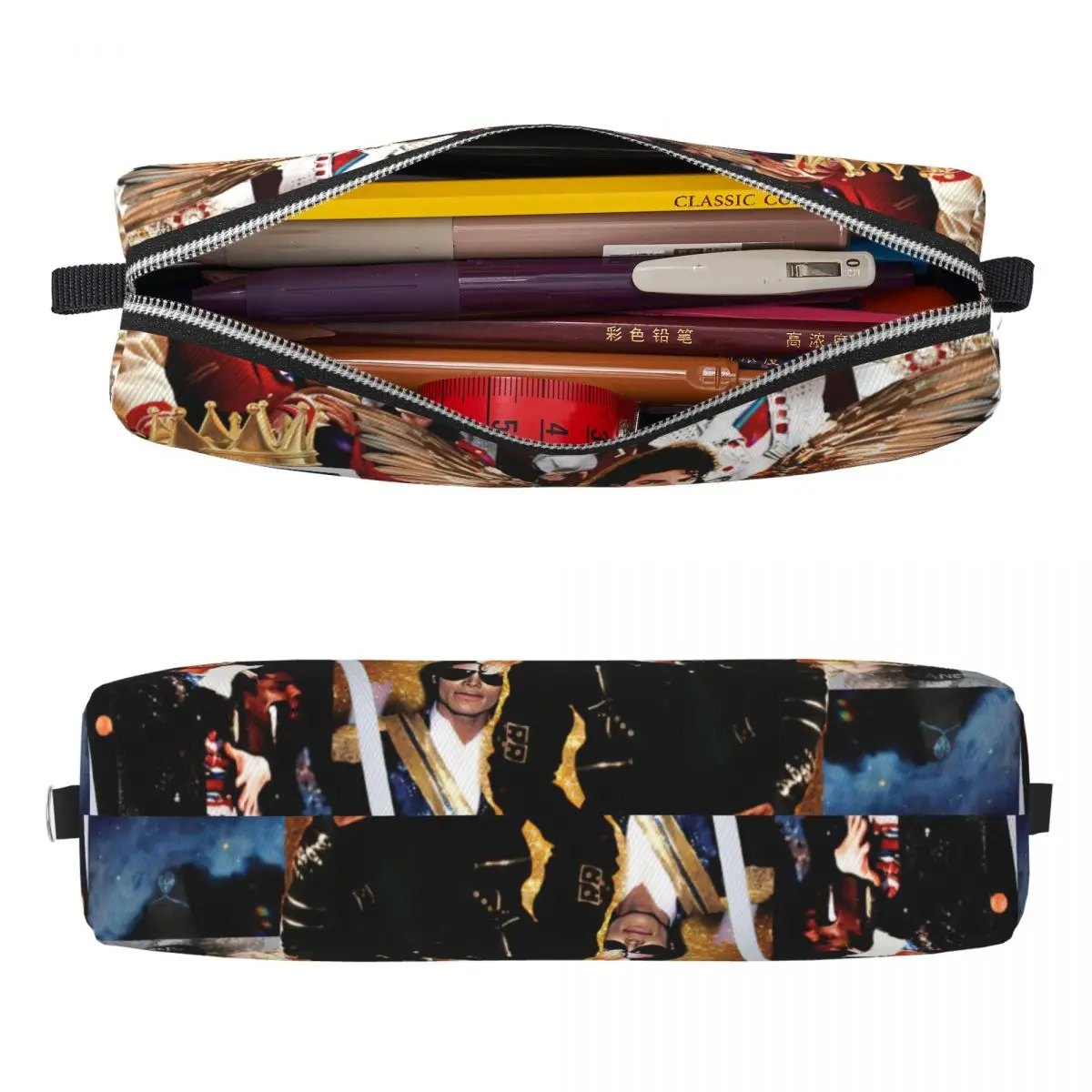 Michaels Jacksons Pencil Case Pencil Box Pen for Girl Boy Big Capacity Pencil Bags School Supplies Gifts Stationery