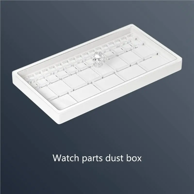 Anti Dust Clear Acrylic For Watch Parts Storage Box Tray Dividers Ideal Perfect For Watch Repair Enthusiasts Professionals